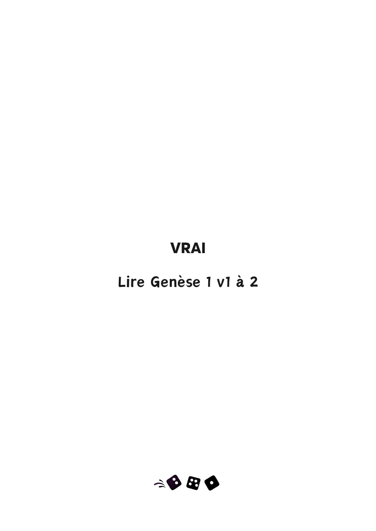 Jeu de cartes, “Viens je te présente : Le Saint-Esprit”