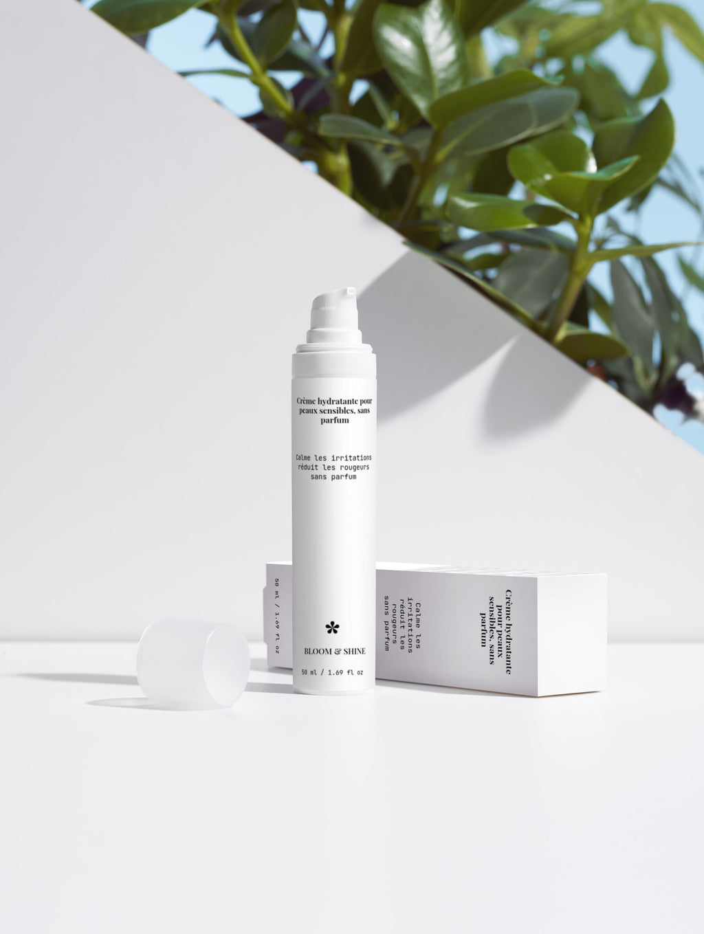 Crème hydratante pour peaux sensibles, sans parfum