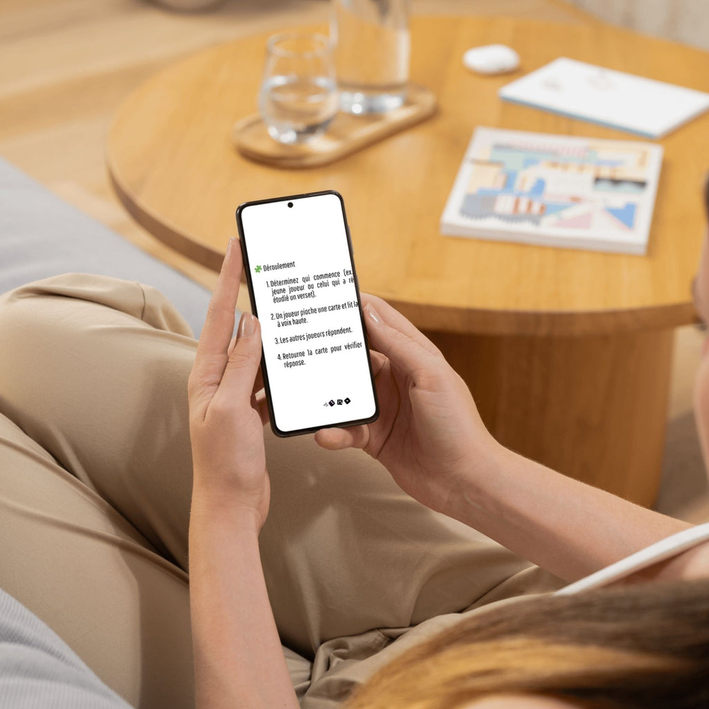 Viens, on réfléchit, ensemble — Jeu de cartes chrétien (version PDF téléchargeable)