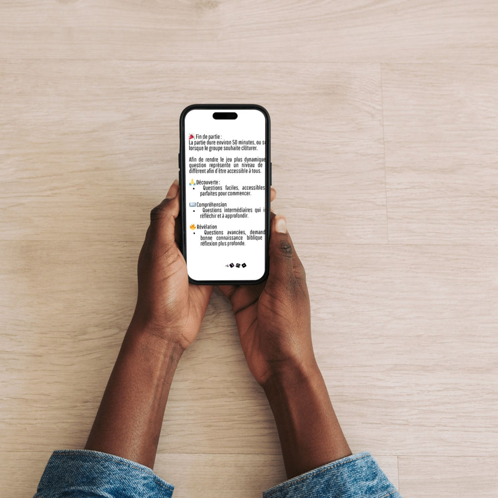 On l’entend souvent — Jeu de cartes chrétien (PDF)