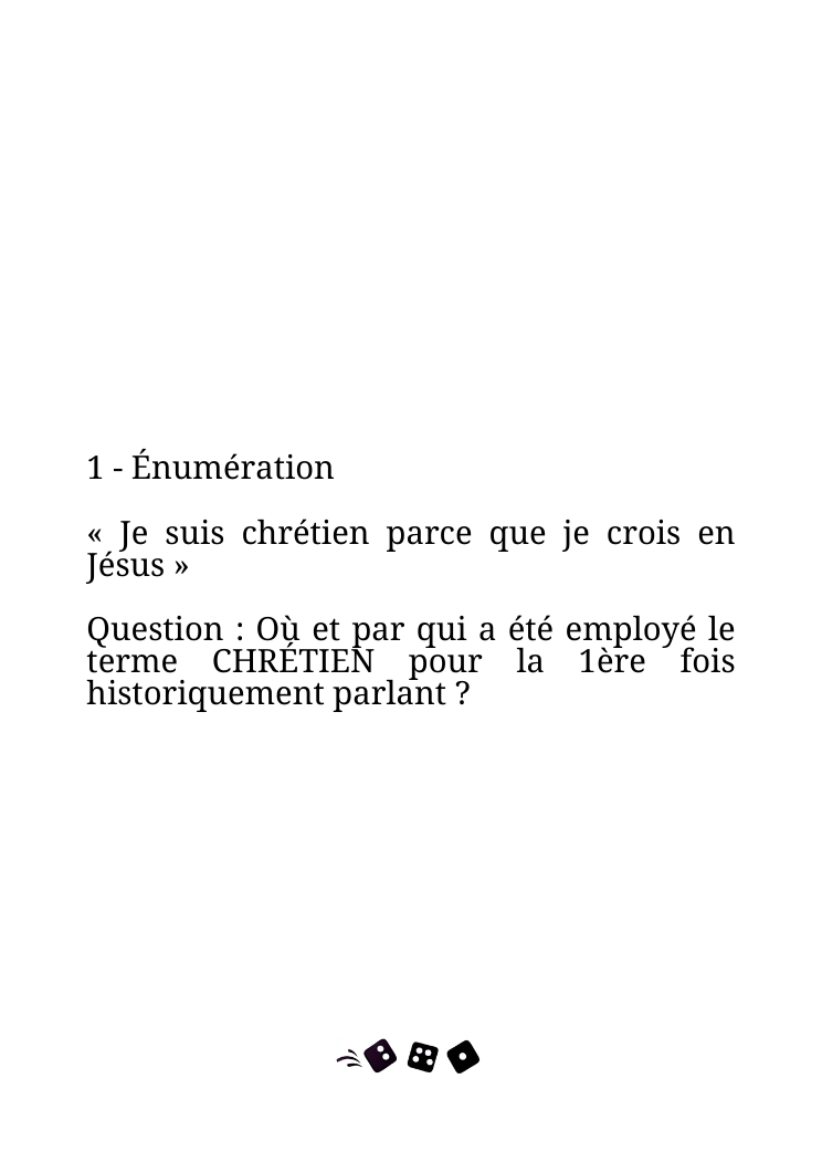 Jeu de cartes, “Viens je te présente : On l’entend souvent”