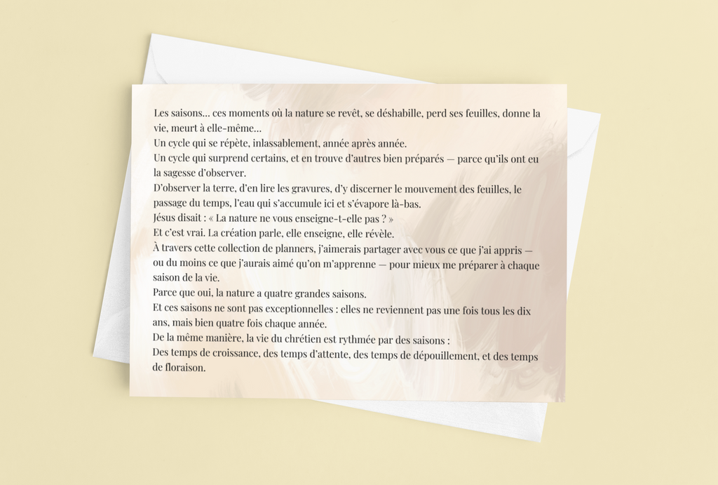 Collection “4 Saisons”