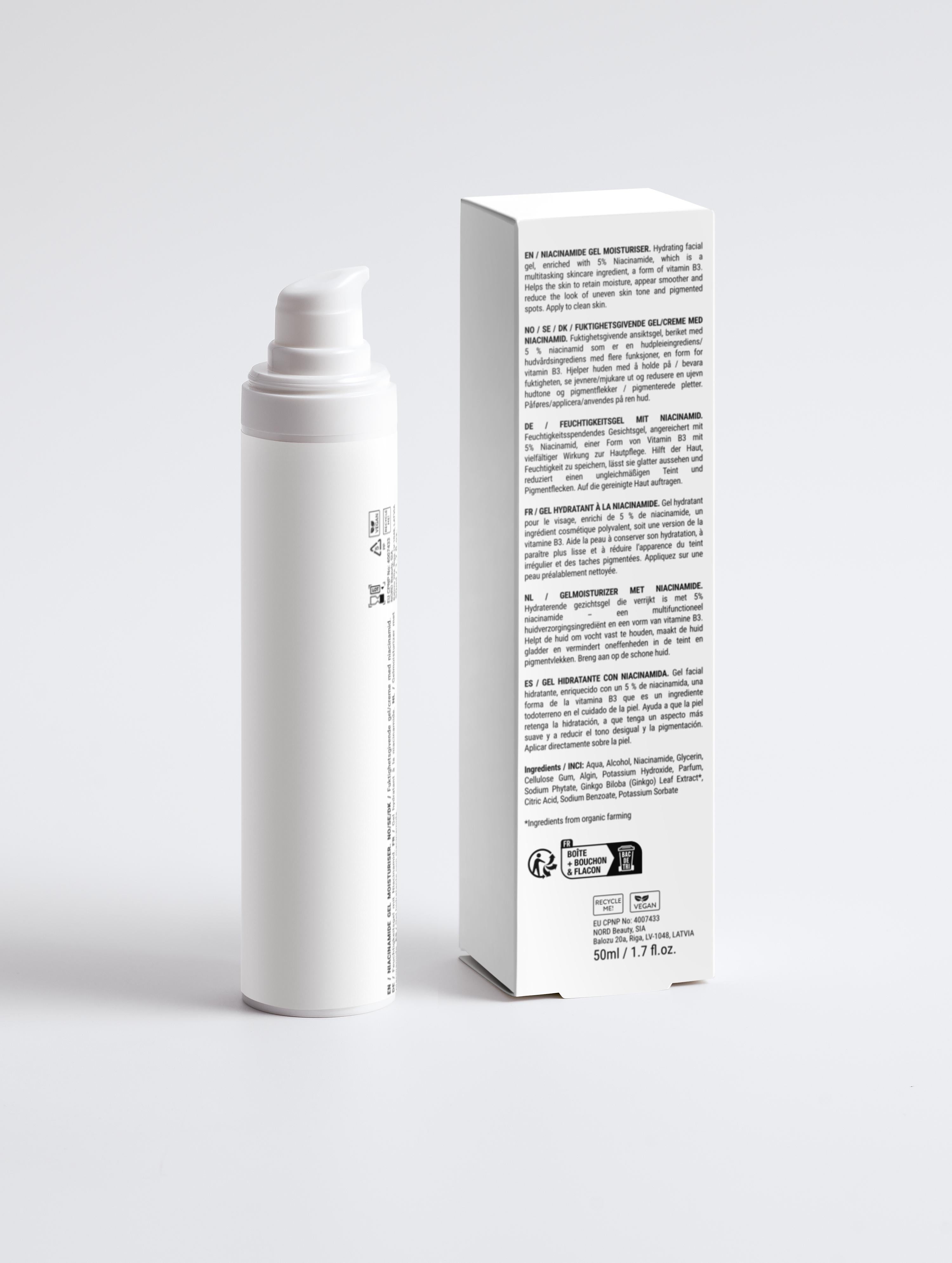 Gel hydratant à la niacinamide
