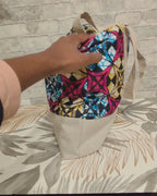 Binta. Totebag cousu main – pièce unique.