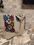 Binta. Totebag cousu main – pièce unique.