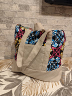 Binta. Totebag cousu main – pièce unique.